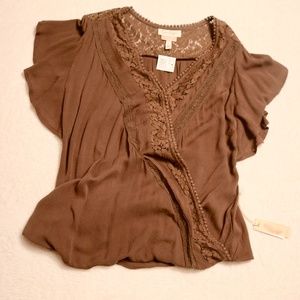 Olive Green Jessica Simpson Nursing Top